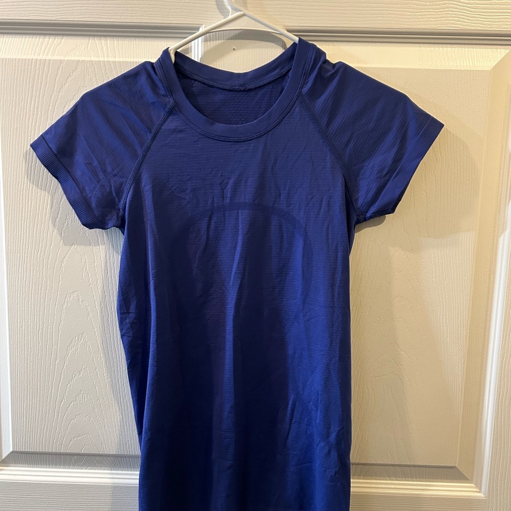 Lululemon Blue Short Sleeve Swiftly Tech